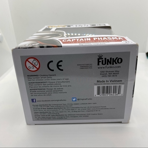 𝅺Funko POP! Disney Star Wars The Last Jedi #65 Captain Phasma Bobble Head New - Picture 8 of 8